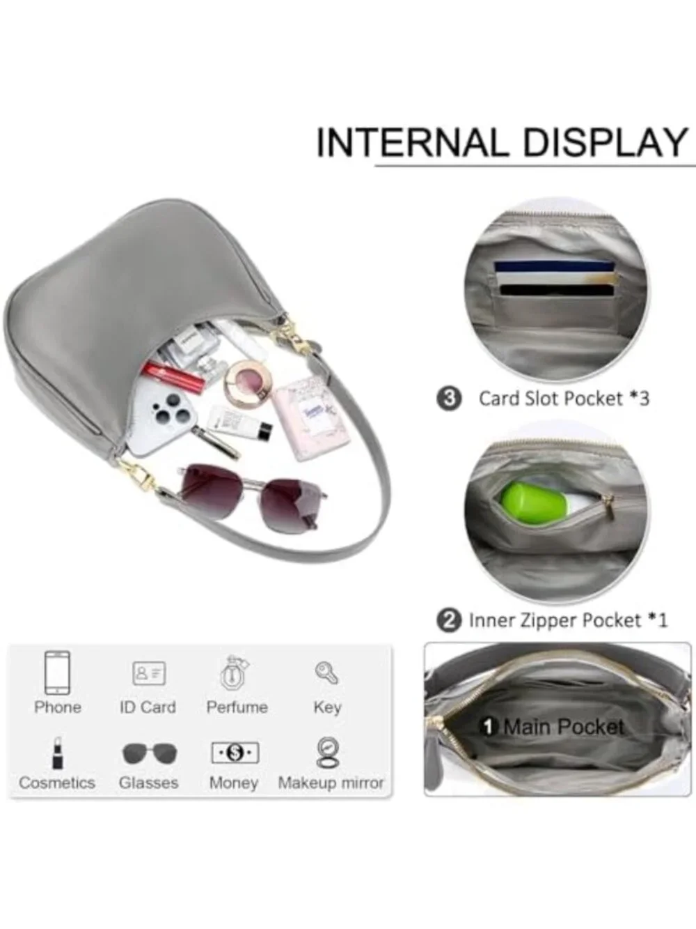 Cute Hobo Shoulder Bag for Women | Stylish Underarm Purse & Handbag